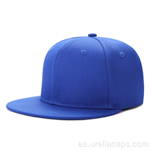 Sombrero de acrílico liso snapback